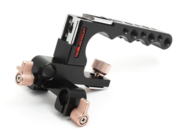 G-CTH Handle with 15mm LWS rod support for Canon C100/C300/C500 cameras