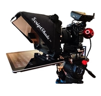 GWMC Wide Angel 4x4 Matte Box with the ScriptShadeâ„¢ Assembly to turn into a Teleprompter