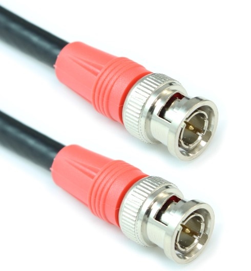 GT-SDI18K : 1.5FT 12G-SDI UHD (4K/60) BNC COAX CABLE, RG6/18AWG MALE TO MALE, GOLD PIN