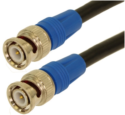 GT-SDI254K  25FT 6G-SDI (4K) BNC COAX CABLE, RG6/18AWG MALE TO MALE, GOLD PLATED PIN