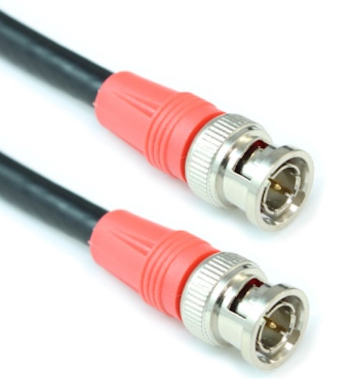 GT-SDI38K: 3FT 12G-SDI UHD (4K/60) BNC COAX CABLE, RG6/18AWG MALE TO MALE, GOLD PIN