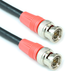 GT-SDI508K: 50FT 12G-SDI UHD (4K/60) BNC COAX CABLE, RG6/18AWG MALE TO MALE, GOLD PIN