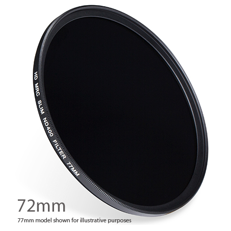 ND400-72 : ND400 Neutral Density Filter 72mm