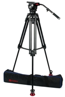 OZ-12AL2  : OZEN 100AL2 100mm Aluminum Tripod & Agile 12 Fluid Head System (E-Z-Load)