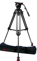 OZ-15CF2  : OZEN 100CF2 100mm Carbon Fiber Tripod & Agile 15 Fluid Head System (E-Z-Load)