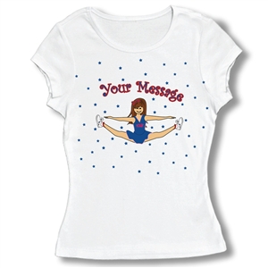 Cheer Toe Touch Baby Doll Tee