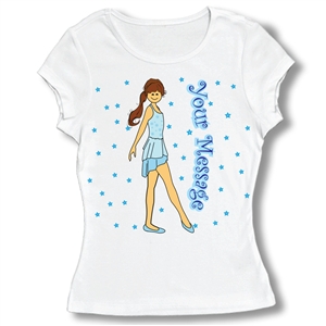 Dance "Ballet Pose 2" Baby Doll Tee