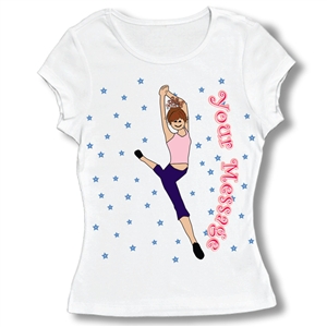 Dance "Jazz2 Pose" Baby Doll Tee