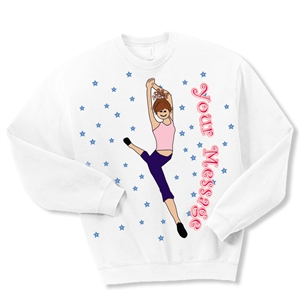 Dance "Jazz2 Pose" Crewneck Fleece
