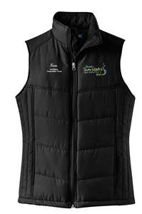 Florida Everblades FSC Ladies Puffy Vest for Qualifying Competition Team