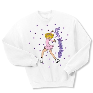 Ice Skate Ina Bauer Crewneck Fleece