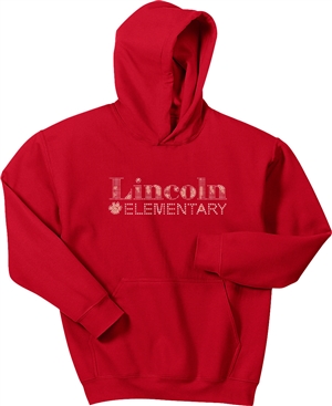 Lincoln Elementary Rhinestone Hoodie