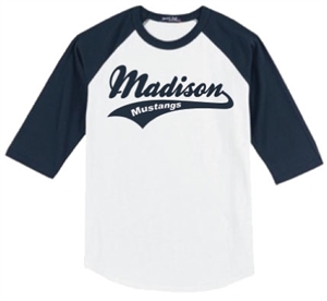 Madison Baseball Tee Design B
