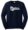 Madison Navy Long Sleeve Tee Design B