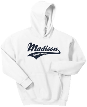 Madison White Hoodie Design B