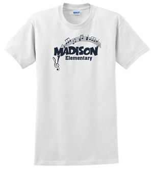 Madison White Tee Design C