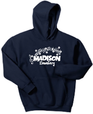 Madison Navy Hoodie Design E