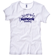 Madison White Tee Design E