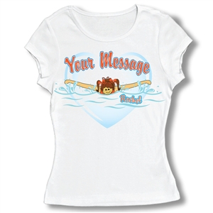 Swim "Butterfly" Baby Doll Tee