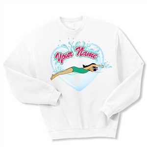 Swim "Butterfly2" Crewneck Fleece