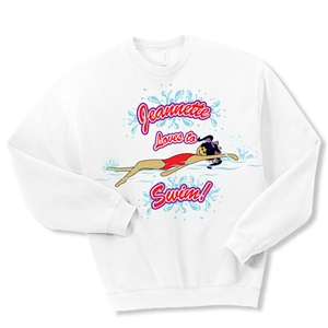 Swim "Backstroke" Crewneck Fleece