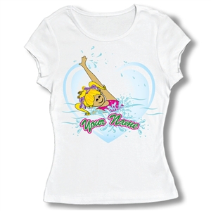 Swim "Splashing" Baby Doll Tee