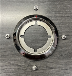 S13128P Bezel, Knob, Stainless Steel (Printed)