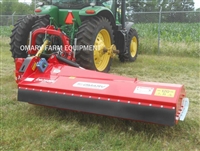 OMARV DB2600E Flail Ditch Bank Mower, Red