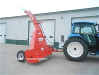 OMARV FH1800, 6' Pull Type Forage Harvester Orange