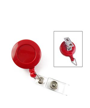 badge reels with clips and id vinyl straps
