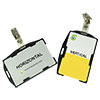 DBH005J Dual-sided card holder with a ID strap clip