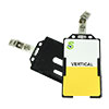 DBH006J Double sided card holder with a ID strap clip