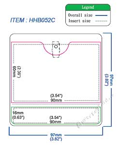 HHB052C Title Bar Id Holder