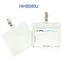 HHB089J Name badge holder with a ID strap clip