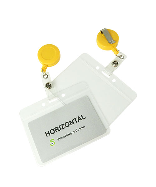 HHB103R Name badge holder with a retractable ID reel