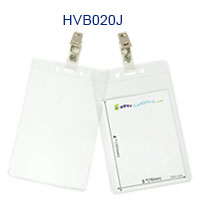 HVB020J Name badge holder with a ID strap clip