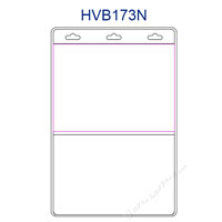 HVB173N Plastic id badge holder