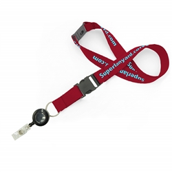 LHP08R1B Personalized Retractable Id Lanyard