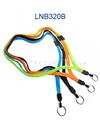 3/8 inch Key lanyards attached safety breakaway and key ring-blank-LNB320B
