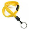 3/8 inch Dandelion key ring lanyard with breakaway and split ring-blank-LNB320BDDL