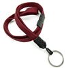 3/8 inch Maroon key ring lanyard with breakaway and split ring-blank-LNB320BMRN