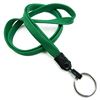 3/8 inch Green blank lanyard with a keychain ring-blank-LNB320NGRN