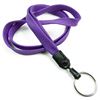 3/8 inch Purple plain lanyard with a keychain ring-blank-LNB320NPRP