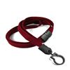 3/8 inch Maroon breakaway lanyard with a plastic lanyard hook-blank-LNB321BMRN