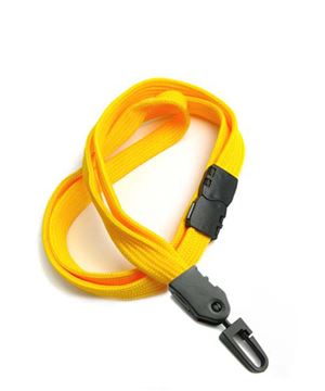 3/8 inch Dandelion breakaway lanyard with a plastic rotating j hook-blank-LNB323BDDL