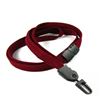 3/8 inch Maroon breakaway lanyard with a plastic rotating j hook-blank-LNB323BMRN