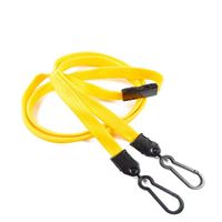 3/8 inch Dandelion doubel hook lanyard with safety breakaway-blank-LNB325BDDL