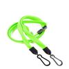 3/8 inch Lime green doubel hook lanyard with safety breakaway-blank-LNB325BLMG