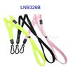 3/8 inch Breakaway lanyard attached breakaway and plastic j hook and adjustable bead-blank-LNB326B