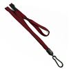 3/8 inch Maroon adjustable lanyard with adjustable bead and plastic rotating hook-blank-LNB326BMRN